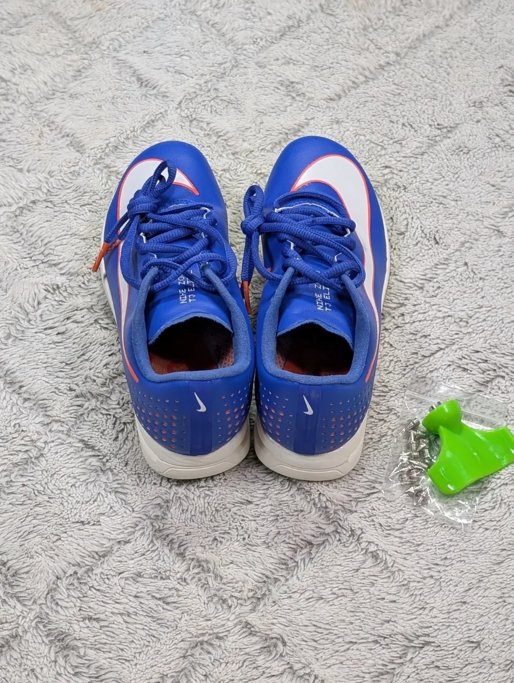 Nike Triple Jump Elite 2 Racer Blue Track Field Jump Spikes Mens 4.5 AO0808-400
